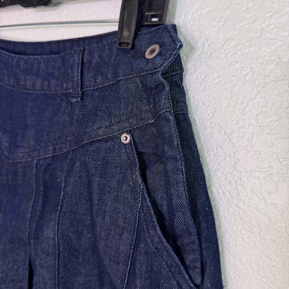 Free People Dark Blue Denim Skirt Set NWT - Picture 6 of 14